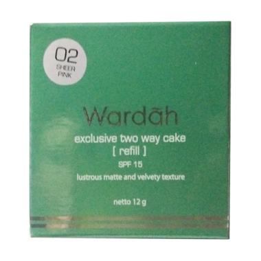 Refill Wardah Two Way Cake - Sheerpink
