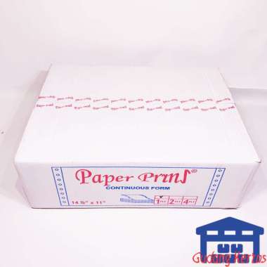 Paperpryns Continuous Form - Putih [14 7/8 x 11 Inch/ 1 Ply/ HVS]