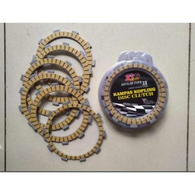 Xtremely Kampas Kopling Scorpio XTR Racing Cokelat