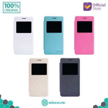 Nillkin Sparkle Window Flip Case Cover Asus Zenfone 4S Asus Zenfone 4S Black