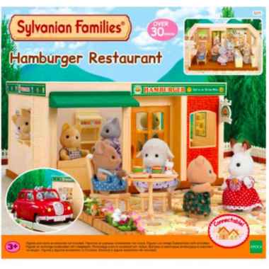 Mainan Koleksi Sylvanian Families Hamburger Restaurant Set