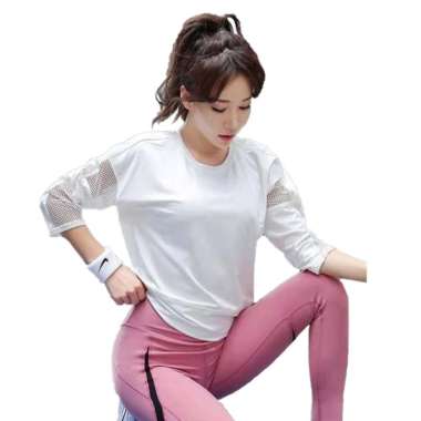 Lasona Women Sportswear Jaket Olahraga Wanita JK-017-AC L White