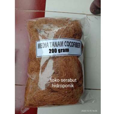 Sabut kelapa cocofiber bersih kering 200 gram Putih