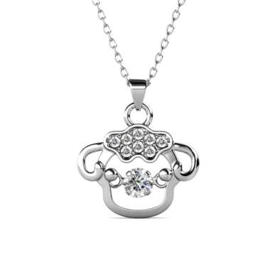 12 Dancing Zodiac Pendant GOAT - Kalung Crystal by Her Jewellery