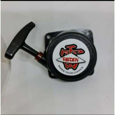 3WF3 RECOIL STARTER ASSY TARIKAN KAP ENGKOL STARTER MESIN SEMPROT HAMA Hitam
