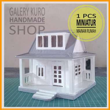 Jual Miniatur Rumah Kayu Minimalis Harga Promo Diskon Blibli Com