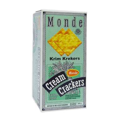 Promo Harga Monde Cream Crackers 180 gr - Blibli