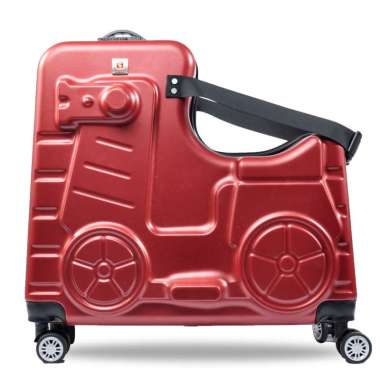 Tas Koper Hardcase Anak Polo Team Kids Size 26 inch - 046 Red Maroon