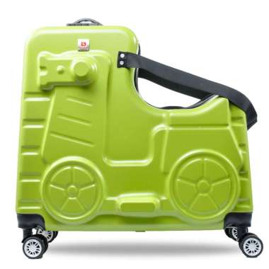 Tas Koper Hardcase Anak Polo Team Kids Size 26 inch - 046 Green