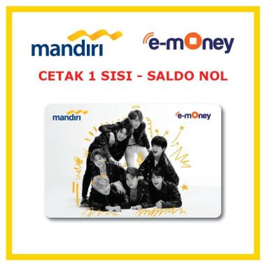 Kartu MANDIRI E-MONEY BTS 45 Kpop etoll Custom Emoney [ SALDO NOL / 1 SISI ]