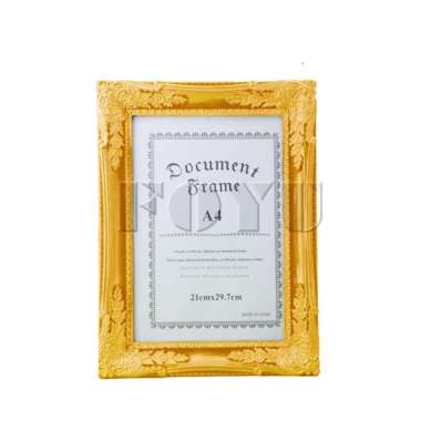 Pigura Bingkai Frame Foto Retro Vintage Klasik A4 708-11 Gold