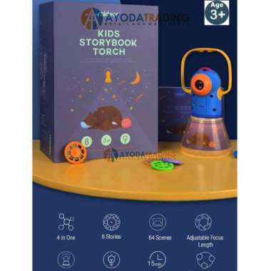 Original Mideer Kids Storybook Torch Hadiah Kado