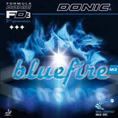 Donic Bluefire M2 / karet bet pingpong Hitam