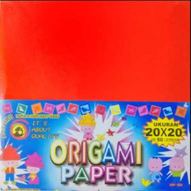 Kertas Origami Asturo 20 x 20 cm / Kertas Origami 10 Warna / Kertas Origami 20 x 20 50 Sheet