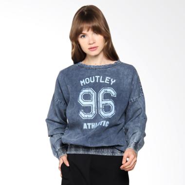 Moutley Ladies 96 Shirt 303051721 Sweater Wanita - Blue
