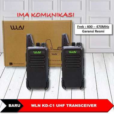 HT. WLN KDC-1 HITAM UHF 400-470Mhz ORIGINAL