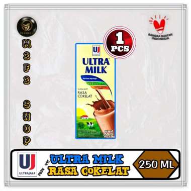 Promo Harga Ultra Milk Susu UHT Coklat 250 ml - Blibli