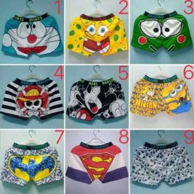 Boxer Pria Boxer Karakter Boxer Kartun Boxer Motif Boxer Gambar Celana Pendek Pria Celana Dalam Pria