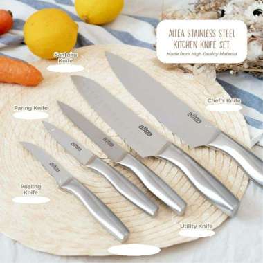 Altea Stainless Steel Kitchen Knife - Santoku Knife