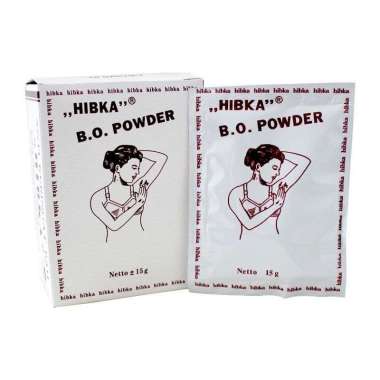 Bedak hibka ORIGINAL B O POWDER anti keringat ketiak ketek deodorant /deolotion