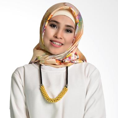 Erloz Hijab Alula Square Kerudung - Gold