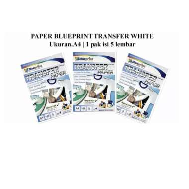 KERTAS FOTO BLUEPRINT TRANSFER WHITE