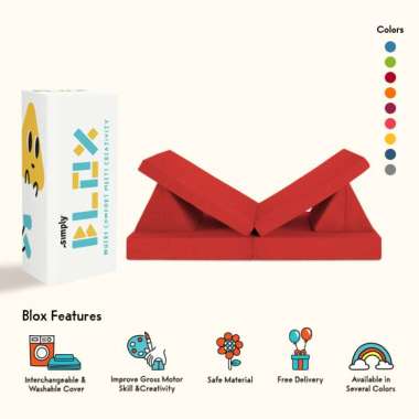 Simply Blox Play Sofa Cherry