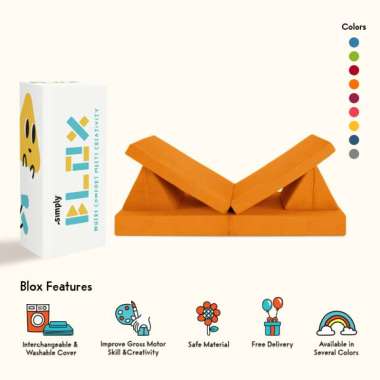 Simply Blox Play Sofa Carrot