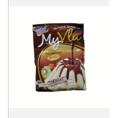 my VLA Rasa COKELAT coklat fla instant saos pudding puding agar sachet 60gr