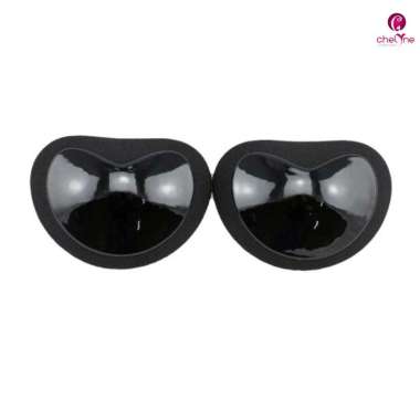Chelyne Busa/Pad Bra B22 Nipple Pad Dengan Lem Perekat (Busa BH) Hitam