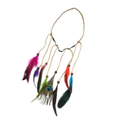 Promo Behomian Ethnic Feathers Tassels 