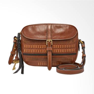 Fossil ZB 7150249 Kendall Crossbody Multi Sling Bags Wanita - Brown