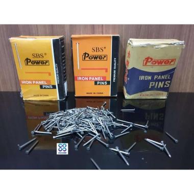 Paku Halus / Paku Jarum / Paku Triplek 1/2" 3/4" 5/8" 500gr merk Power SBS 5/8" x 19 bwg (1.65cm)