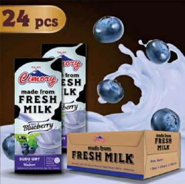 Promo Harga Cimory Susu UHT Blueberry 250 ml - Blibli