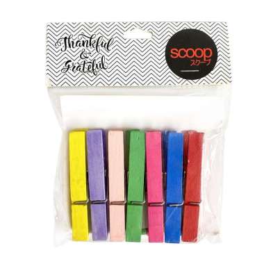Scoop Jepit Kayu - Wooden Clip Foto Rainbow 54563901 Multicolor