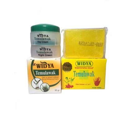 Paket Widya Temulawak Cream Siang dan Malam Plus Sabun