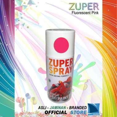 Cat Semprot Warna Merah Muda Fosfor - Stabilo 150 cc - Fluorescent Pink Spray Paint ZUPER