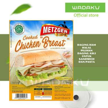 HAM DAGING AYAM METZGER HALAL 150G COOKED CHICKEN BREAST