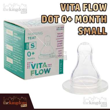 Vitaflow Sillicone Nipple S Anti Colic Vita Flow Dot Silikon Anti Kolik