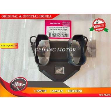 Honda Genuine Part Cover Dudukan Stang Stir Beat Street Honda 53250-K81-N30ZA Black