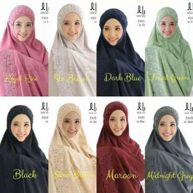 Mukena Dewasa Siti Khadijah Pasteleena / Fatimah Khadijah Jumbo ROSELLA MAROON