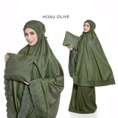 Mukena Dewasa Siti Khadijah Pasteleena / Fatimah Khadijah Jumbo ROSELLA ARMY