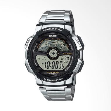 CASIO Jam Tangan Pria - Silver AE-1100WD-1AVDF Silver