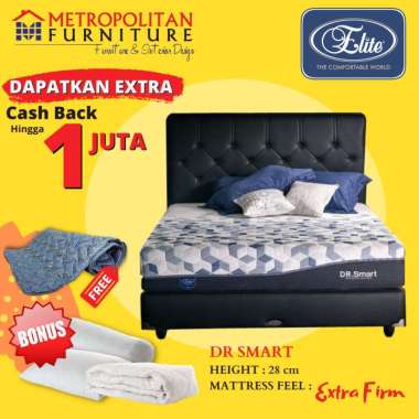 Kasur Springbed Elite Dr Smart Full Set Spring bed matras 160 x 200