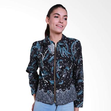 Shvana Jaket Batik Alena Atasan Wanita - Hitam