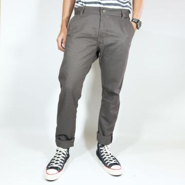 NHS Wear Tapered Chino Celana Panjang Pria - Grey