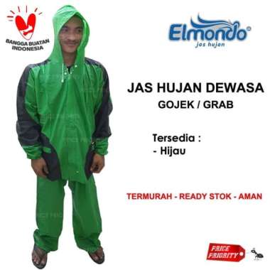 JAS HUJAN Setelan OJEK Jaket Celana ELMONDO 932 Promo TERMURAH