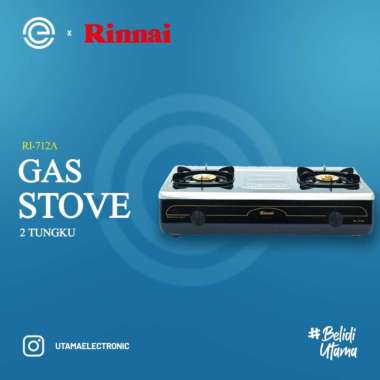 RINNAI Kompor Gas Stainless 2 Tungku RI-712A