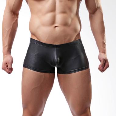 FLEX Compression Elastane Sythetic ... aian Fitness Pria - Black