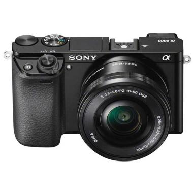 Sony A6000 Alpha Digital Camera Mir ... h 16-50mm Power Zoom Lens